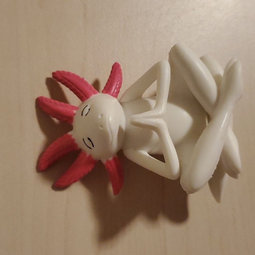 Archie McPhee Meditating Axolotl Figurine